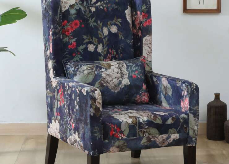 Blue-tiful Arm Chair
