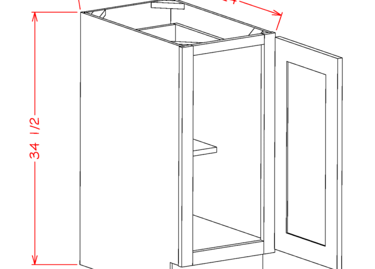 Single Full Height Door Bases
